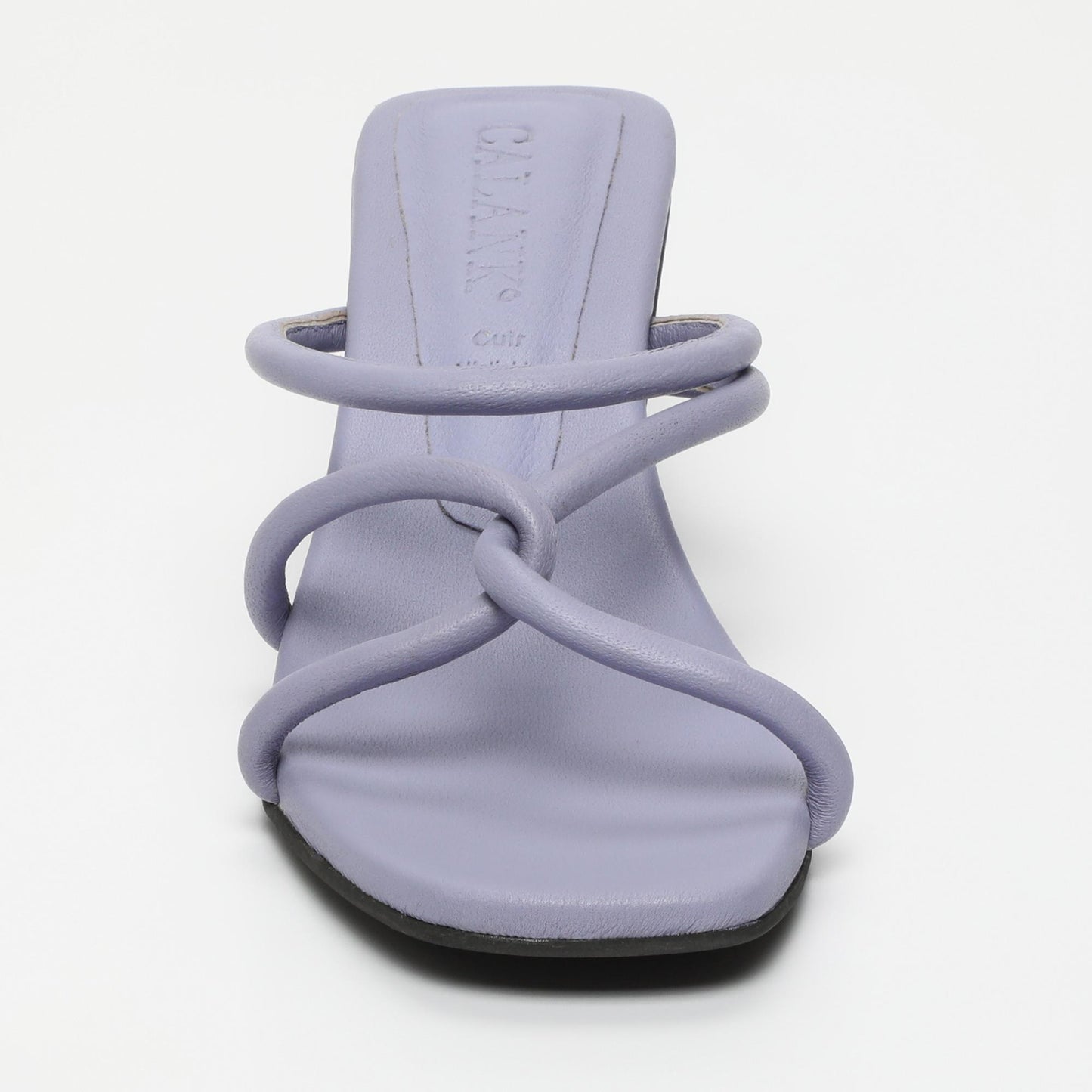 Nei sandales en cuir lavender