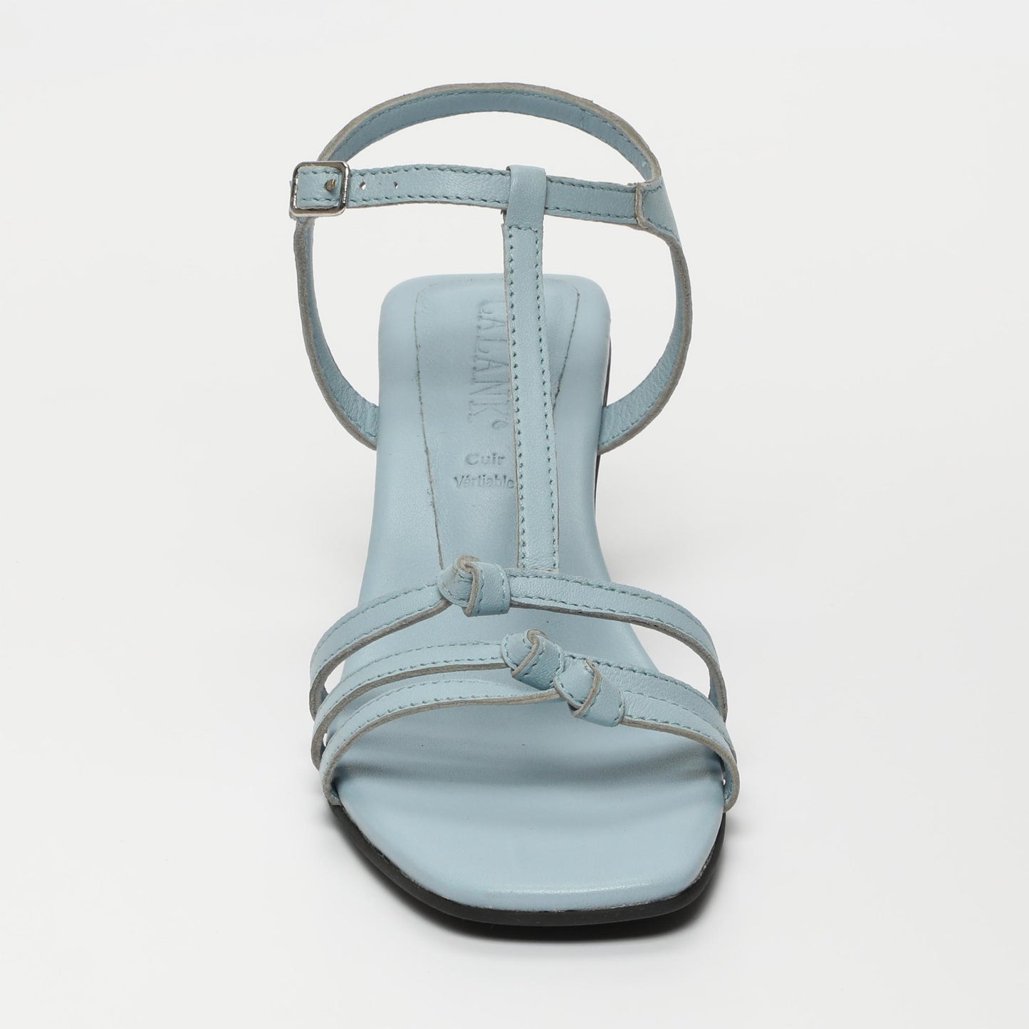 Nessa sandales en cuir sky blue