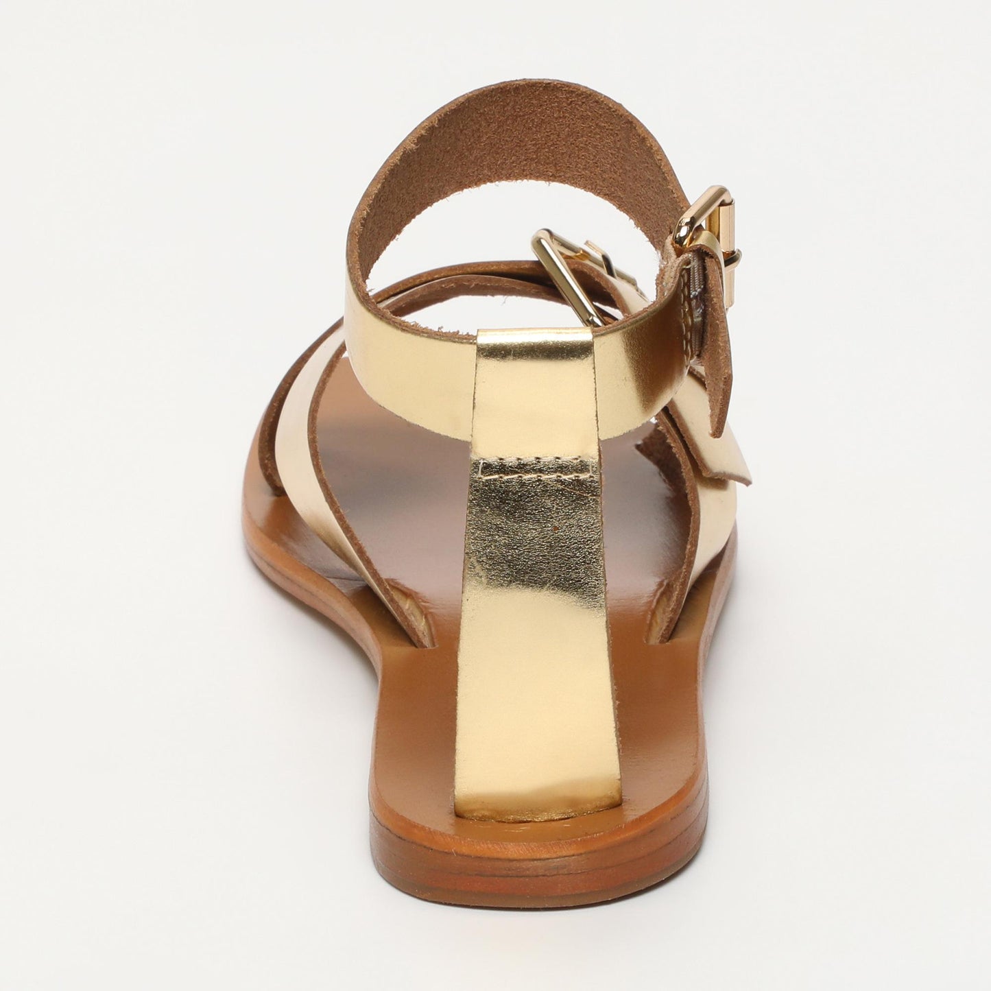 Nevaeh sandales en cuir dark gold