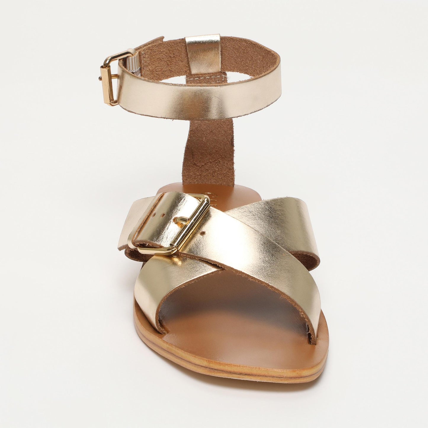 Nevaeh sandales en cuir gold