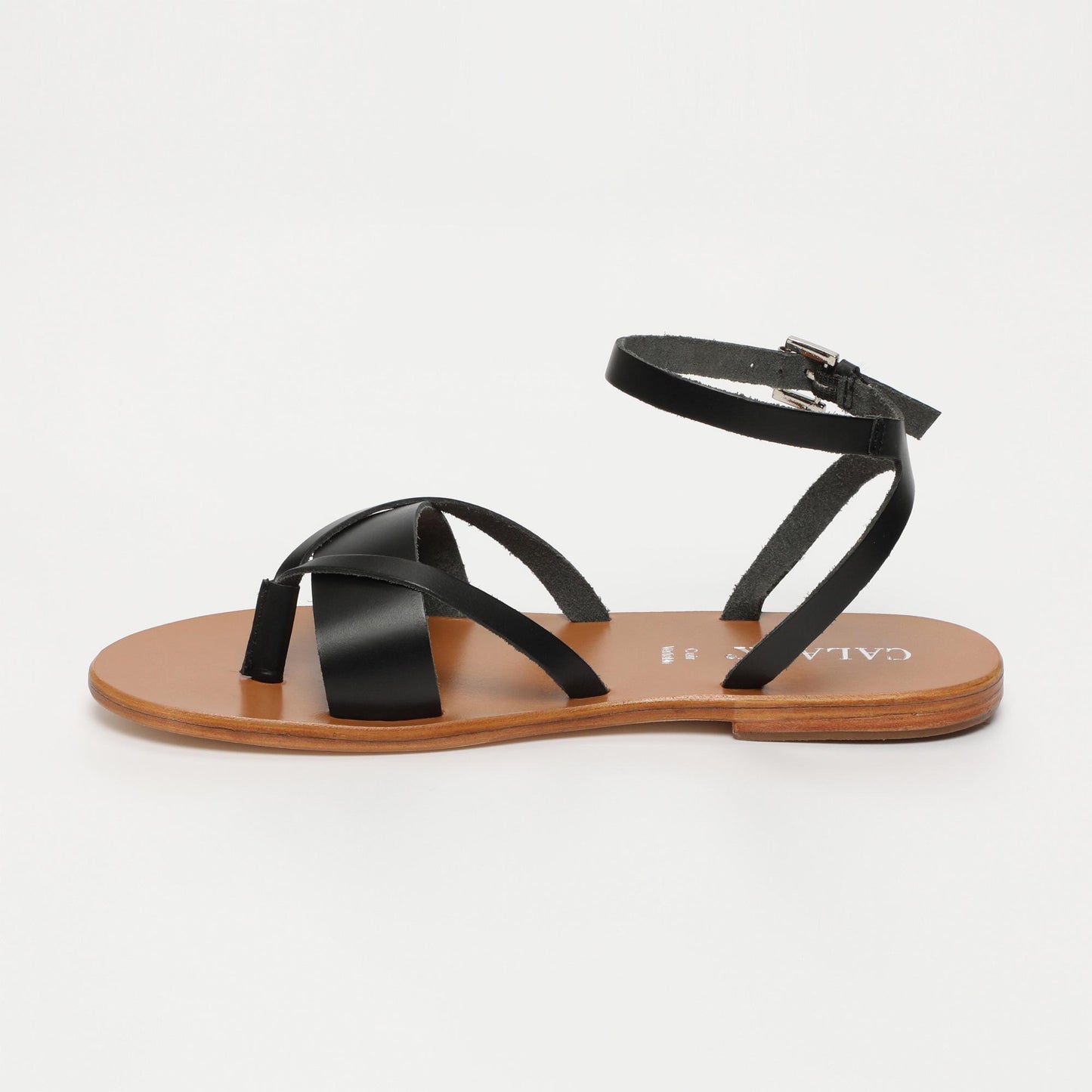 Neve sandales en cuir black