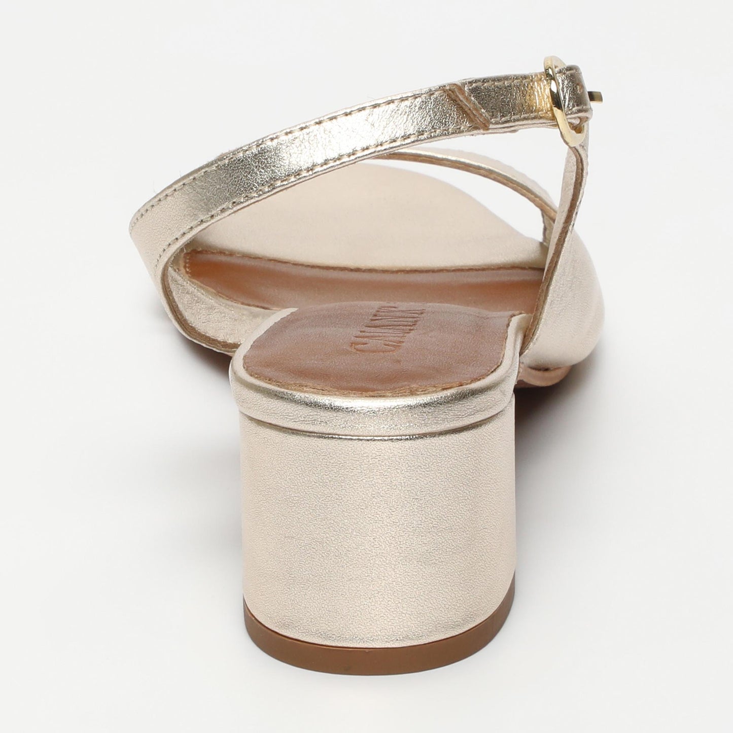Nonnie sandales en cuir gold