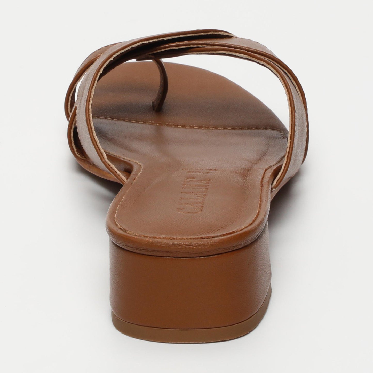 Nora sandales en cuir camel