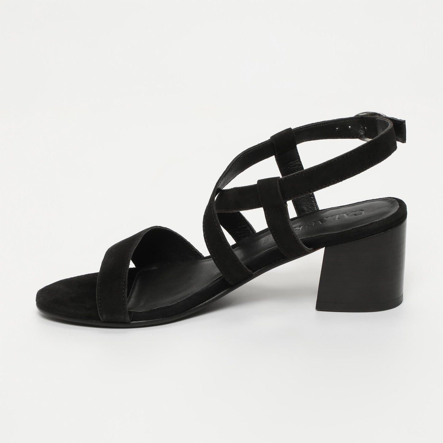 Nyssa sandales en cuir black