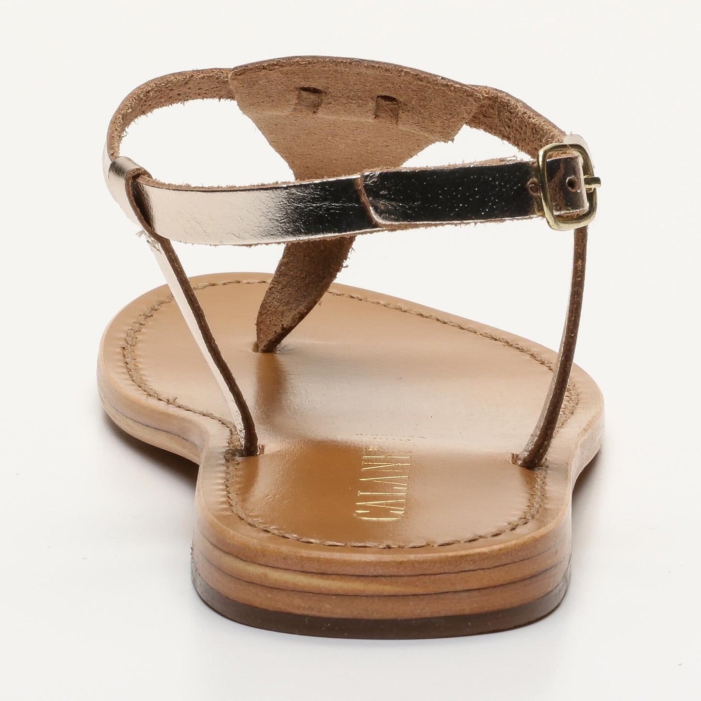 PEDERNERA sandales en cuir gold