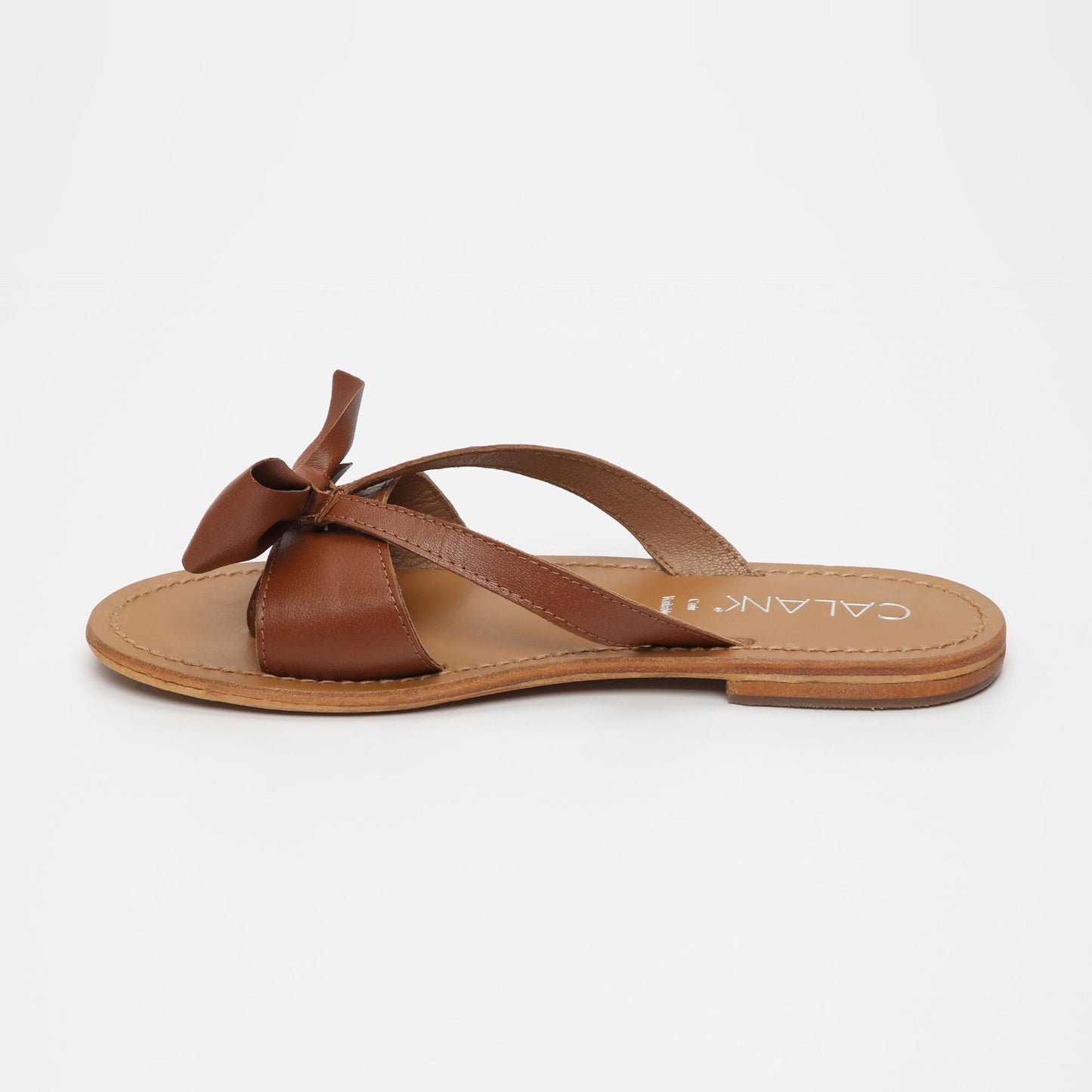PICARE sandales en cuir camel
