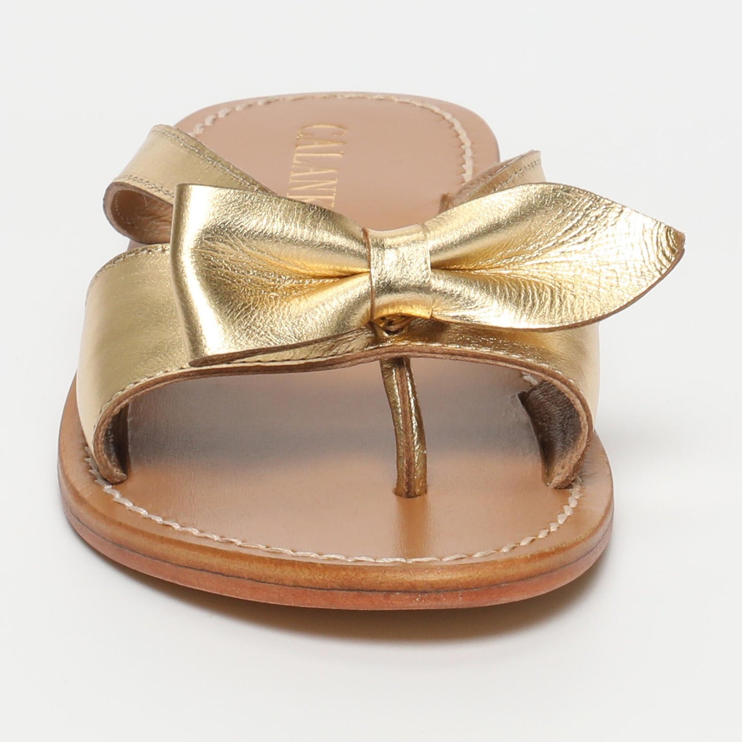 PICARE sandales en cuir dark gold