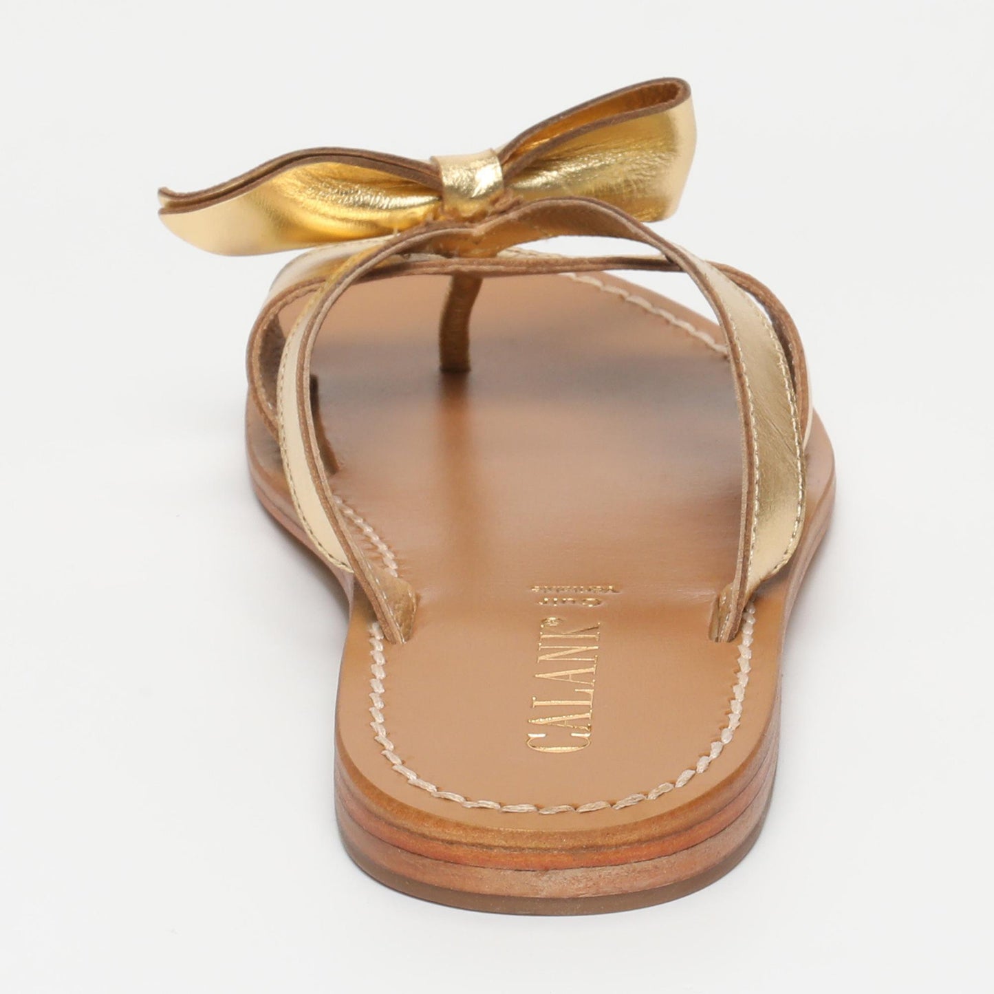 PICARE sandales en cuir dark gold