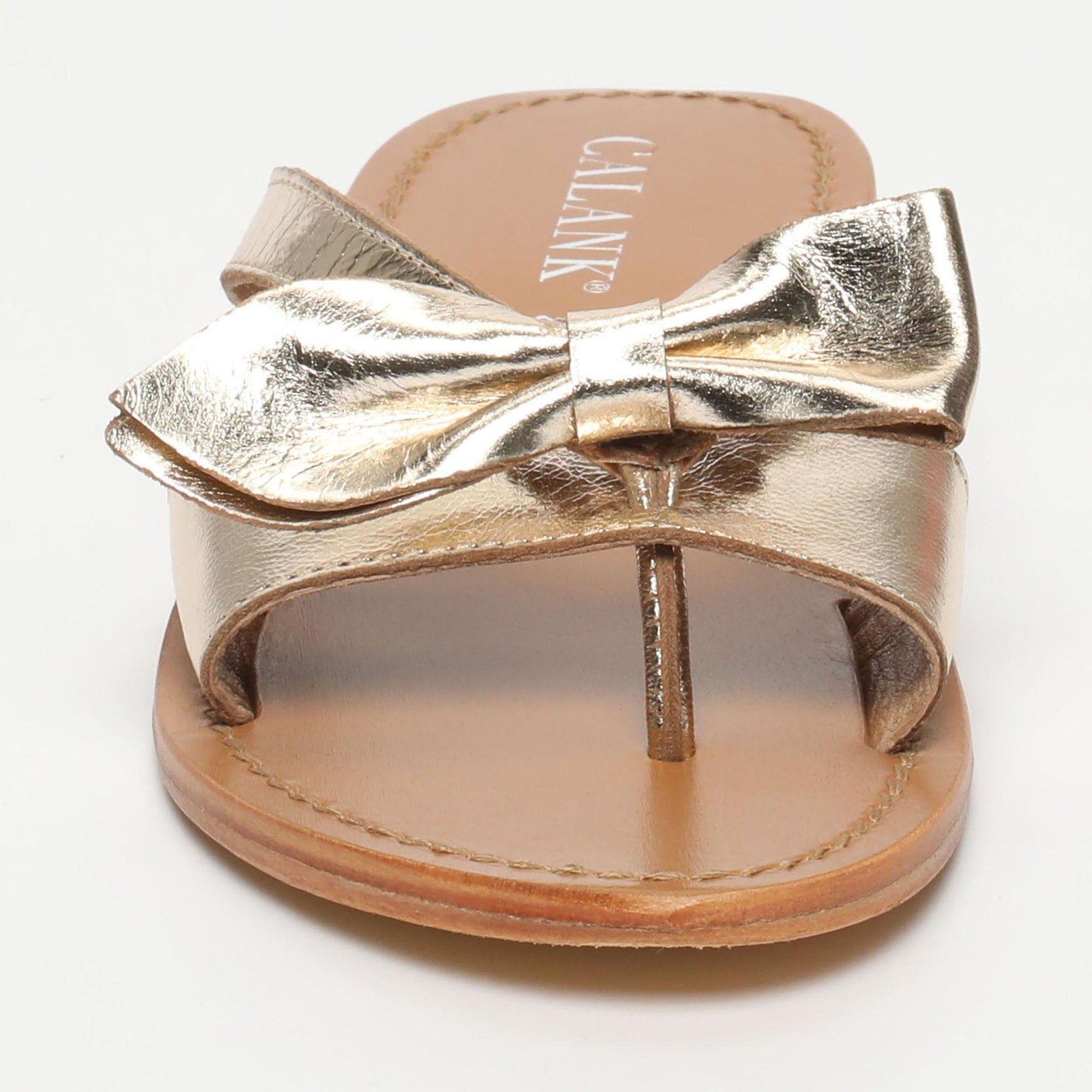 PICARE sandales en cuir gold