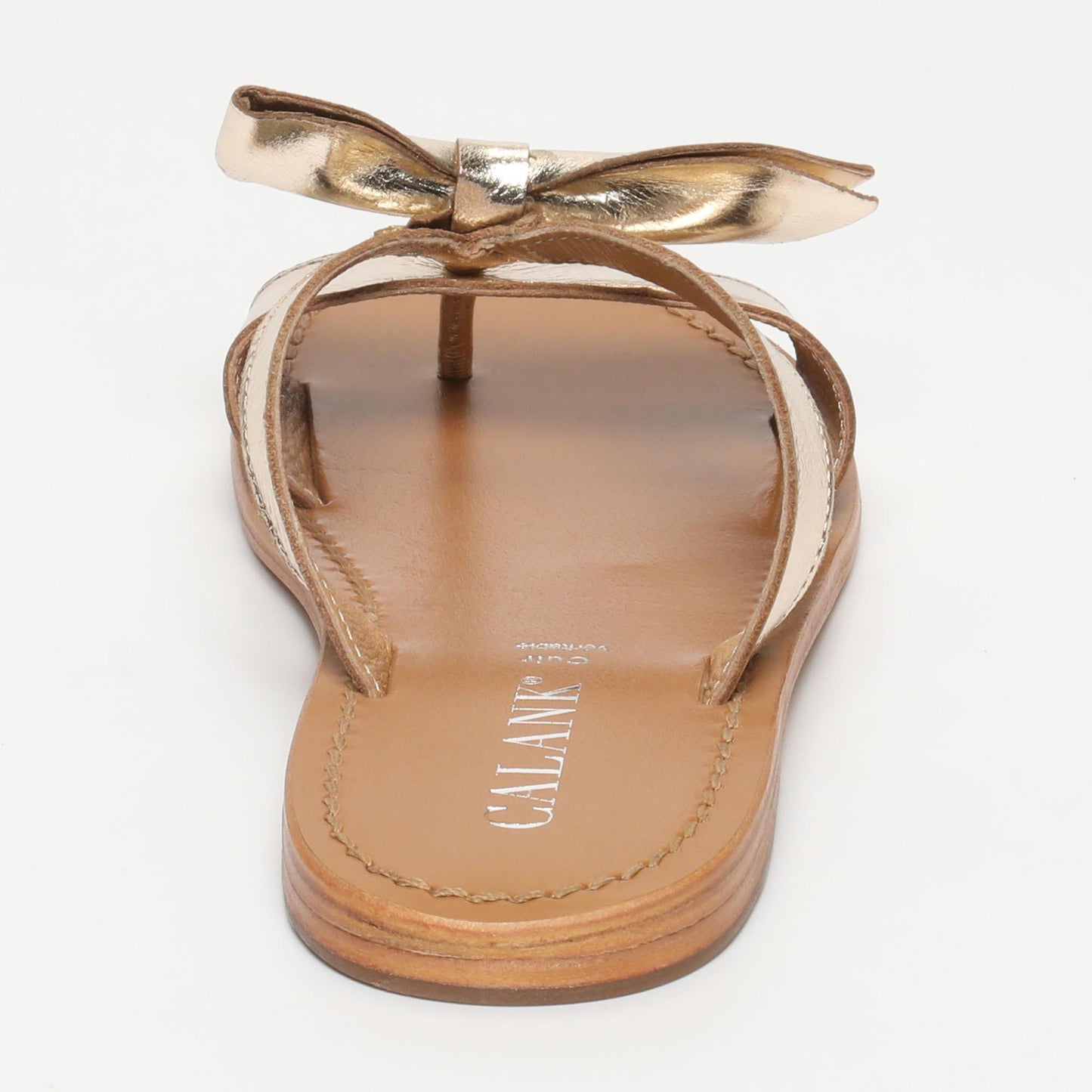 PICARE sandales en cuir gold