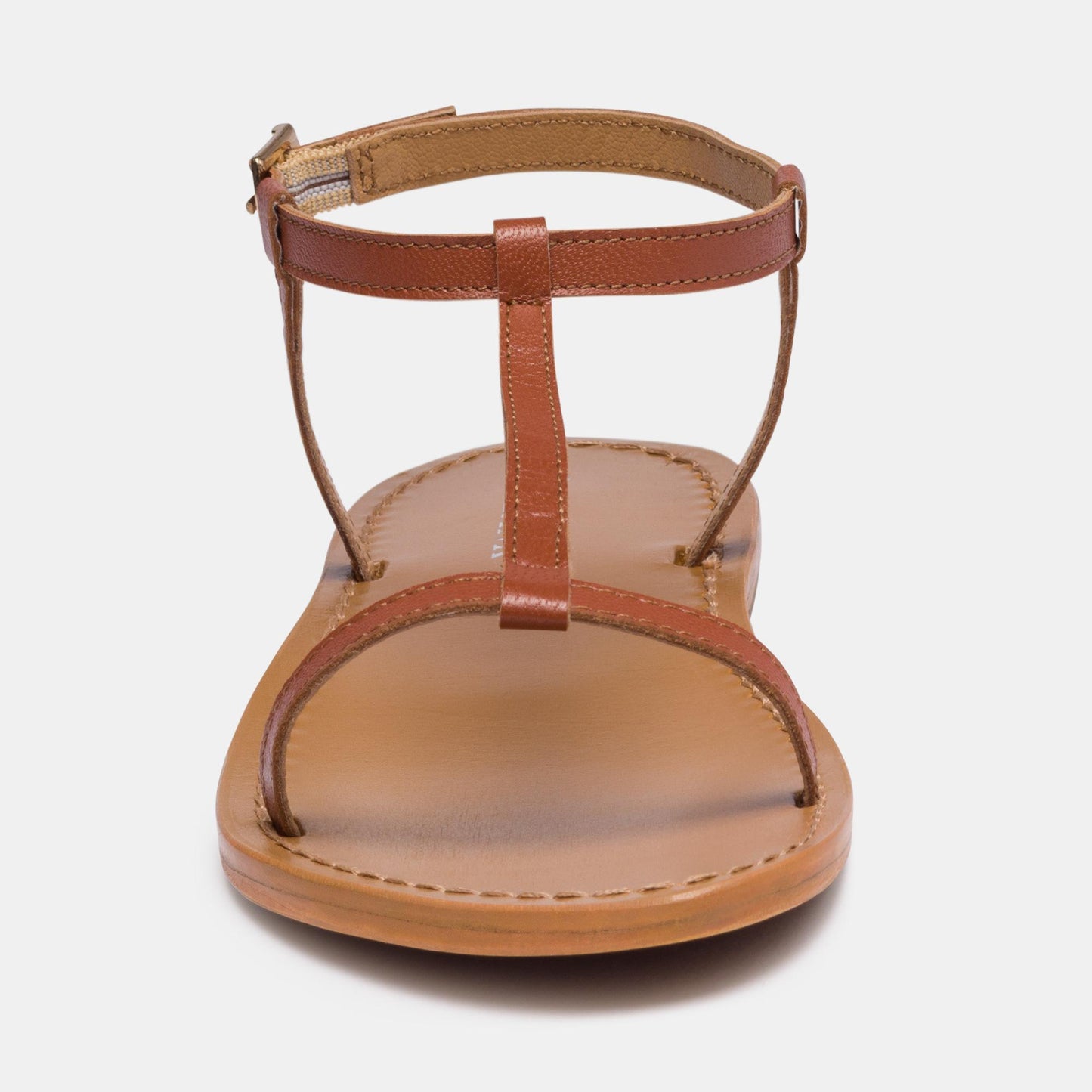 PRACA sandales en cuir camel