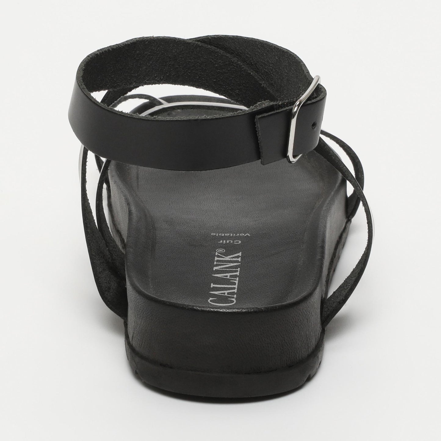 Piper sandales en cuir black