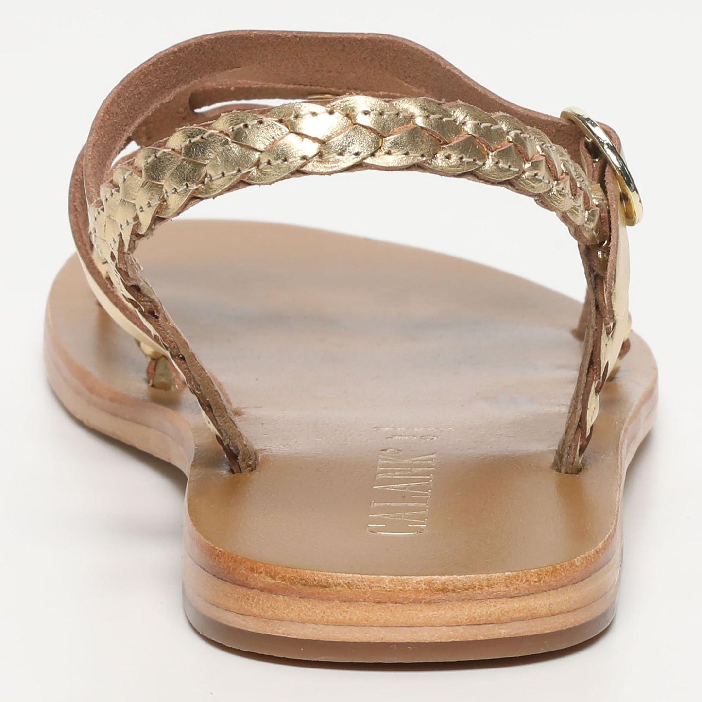 ROSSANO sandales en cuir dark gold