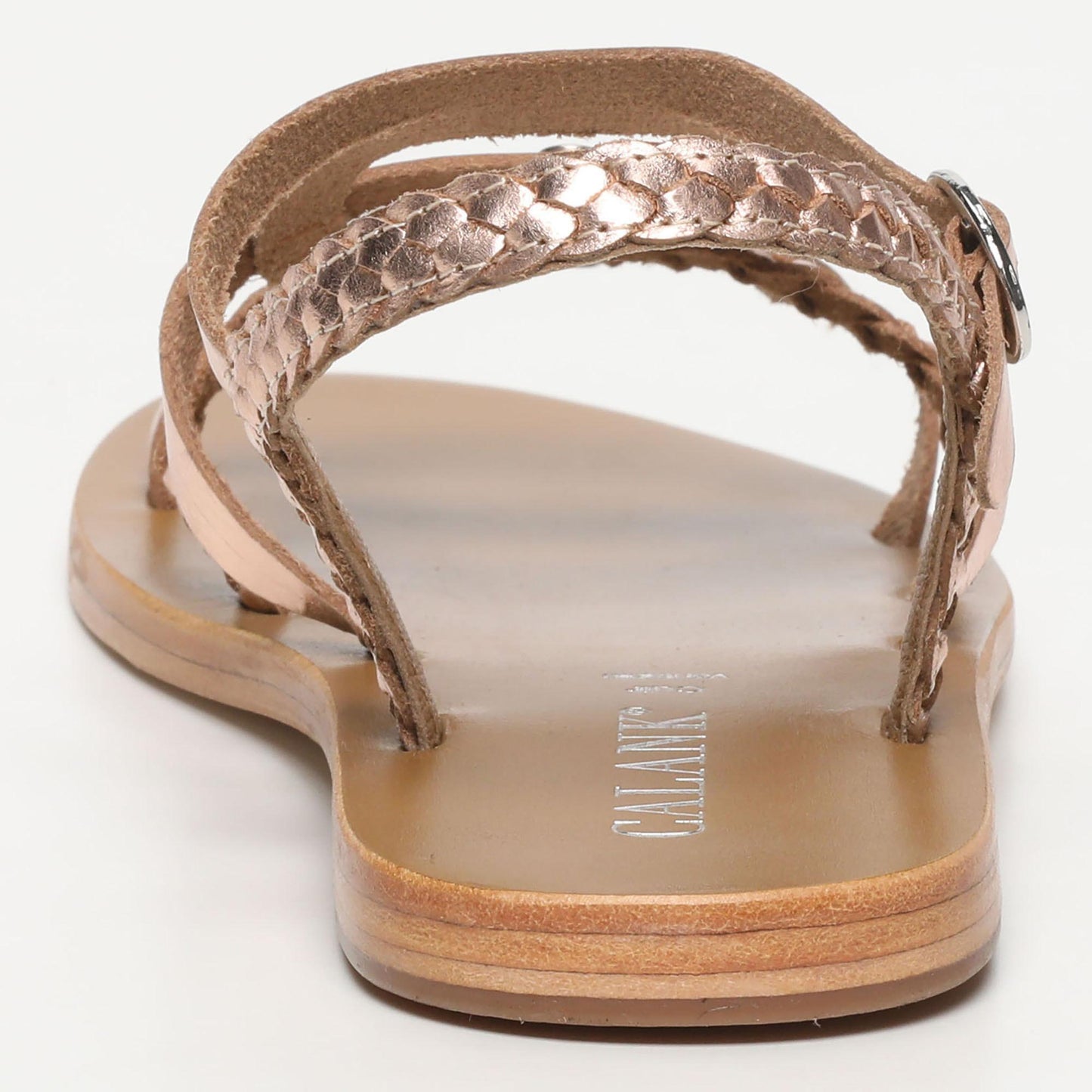 ROSSANO sandales en cuir rosegold