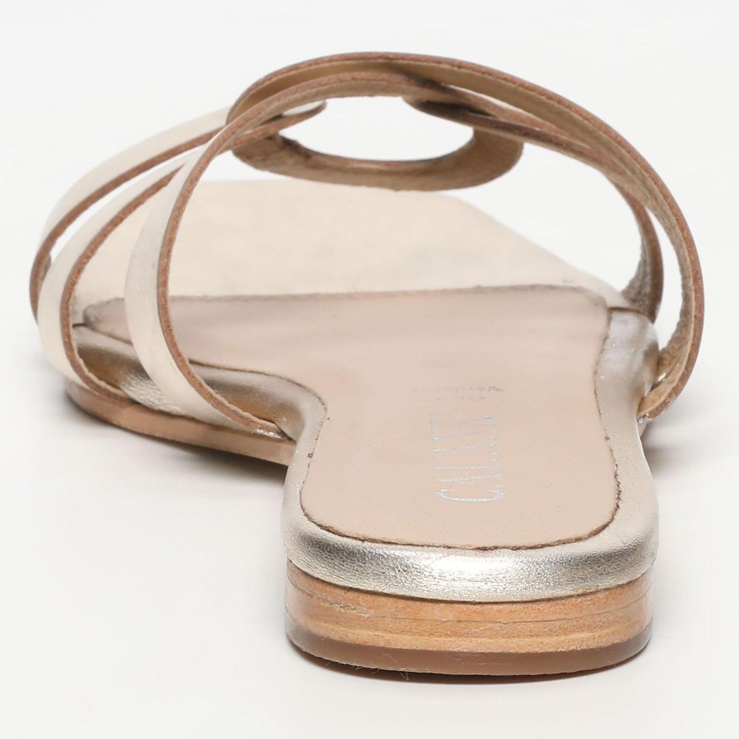 SARNO sandales en cuir gold