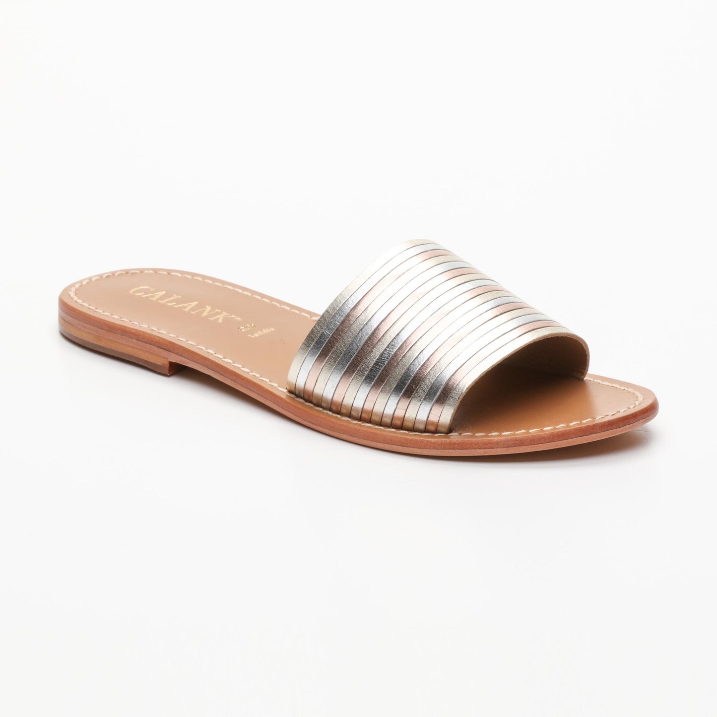SEANA sandales en cuir gold silver rosegold