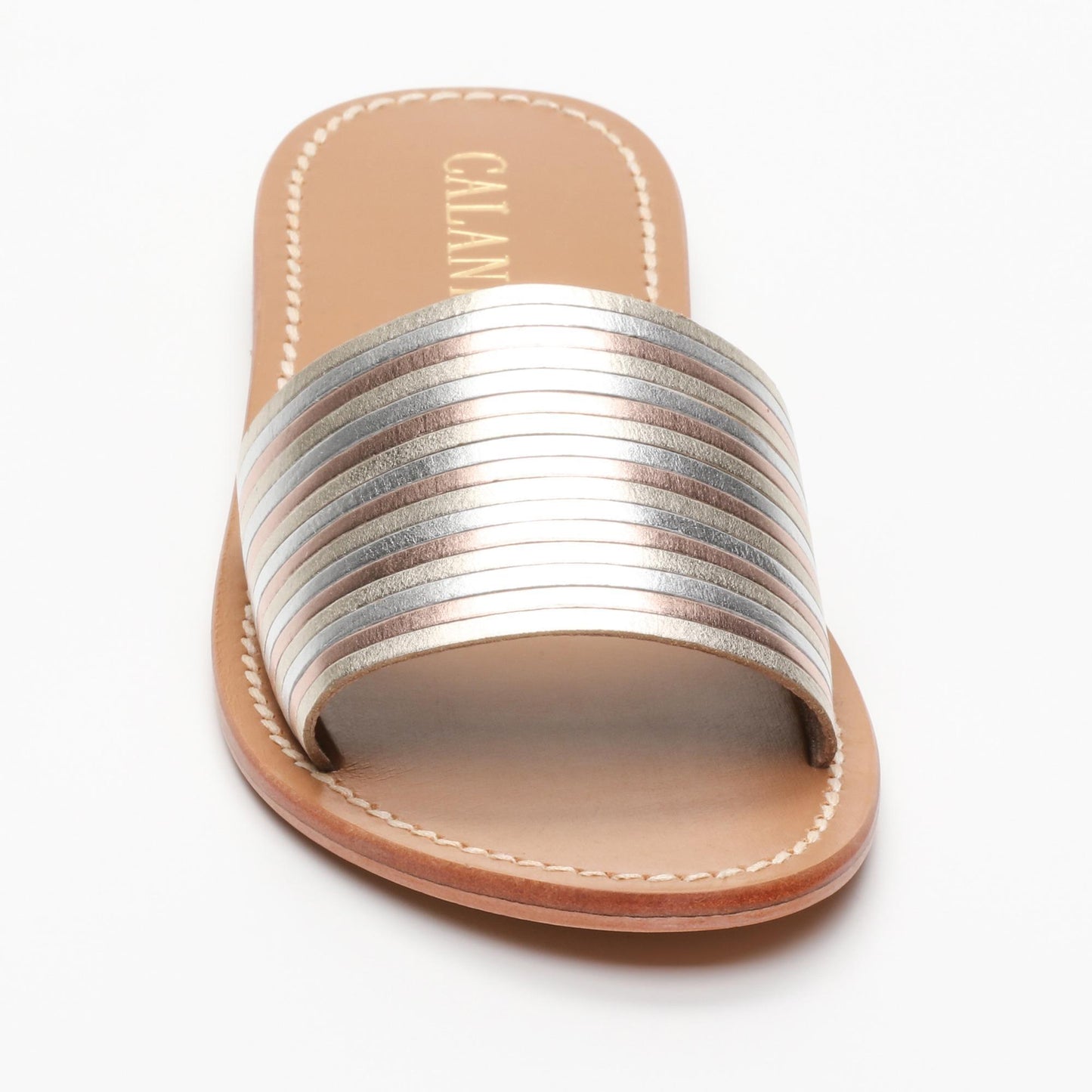 SEANA sandales en cuir gold silver rosegold