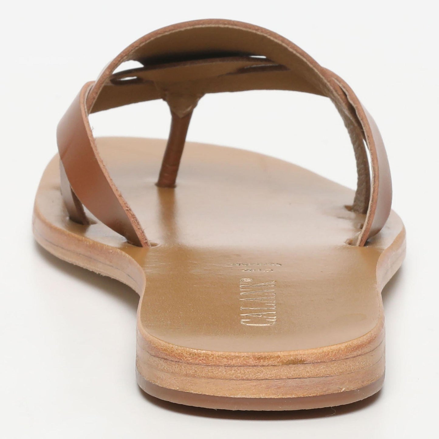 SPINEA sandales en cuir camel