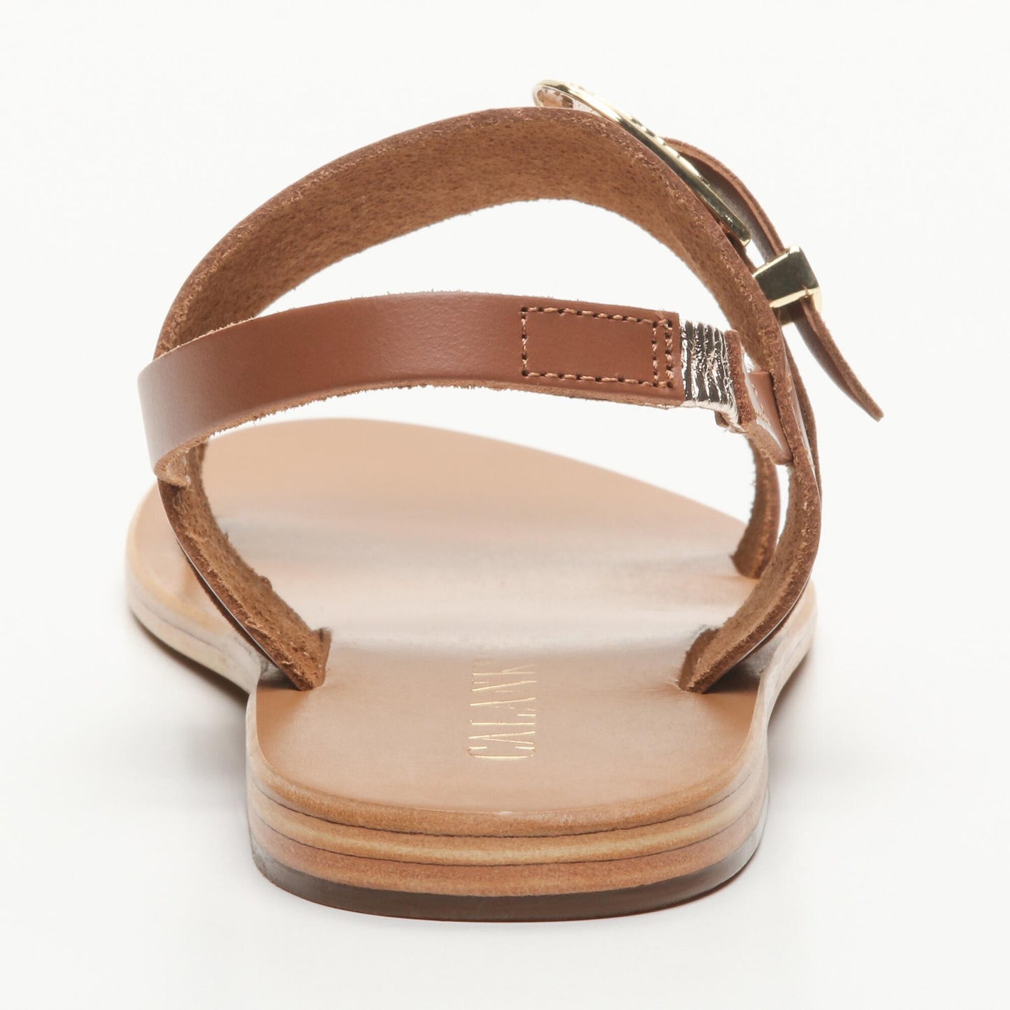 SUD sandales en cuir camel