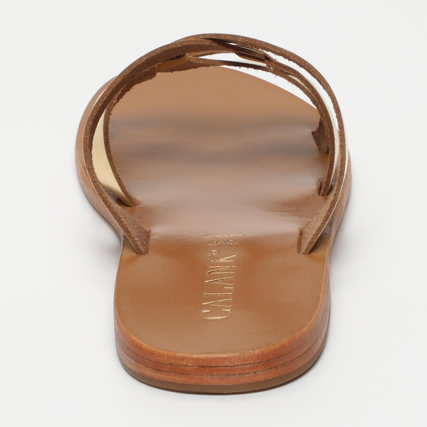 Sarah sandales en cuir dark gold