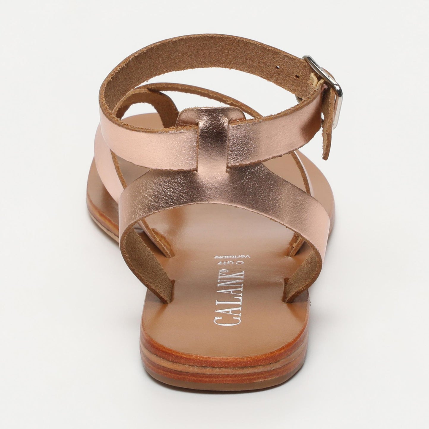 Sophie sandales en cuir rosegold