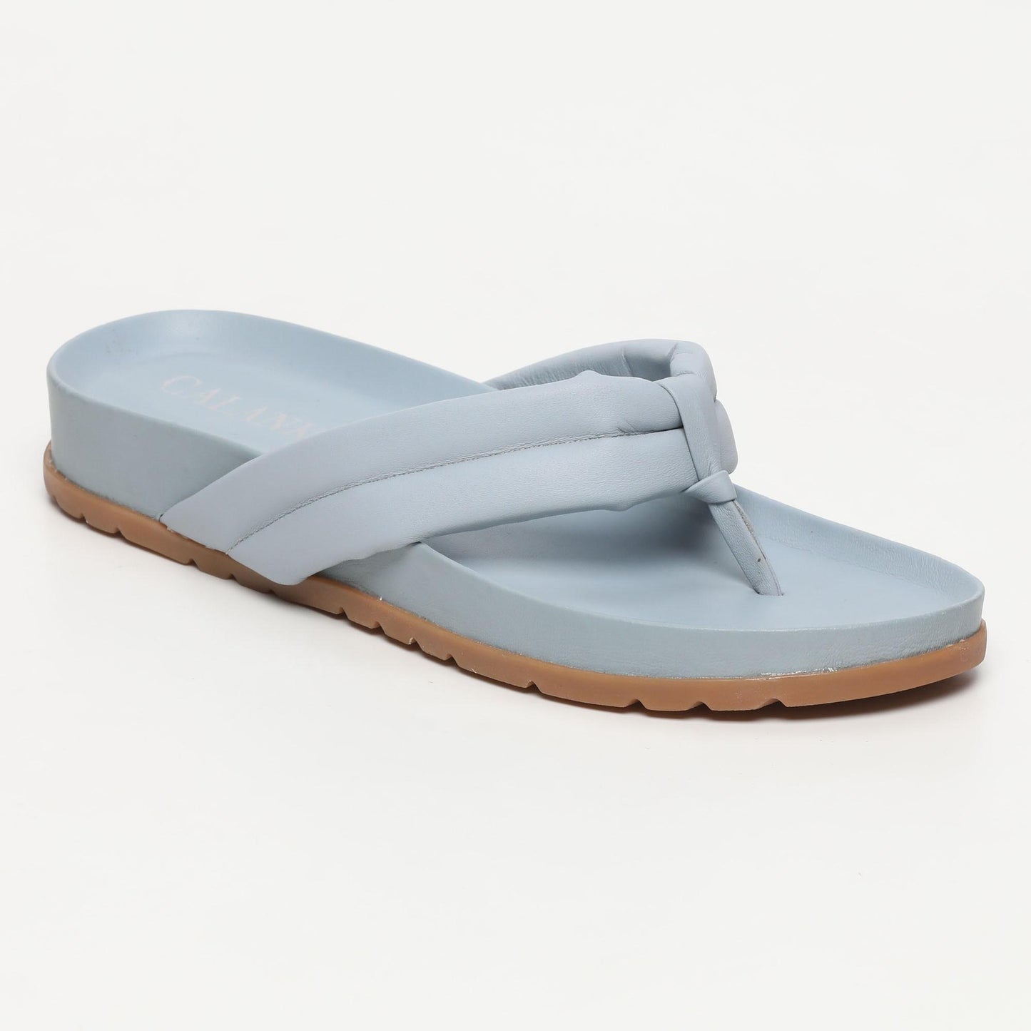 TAMARGO sandales en cuir light blue
