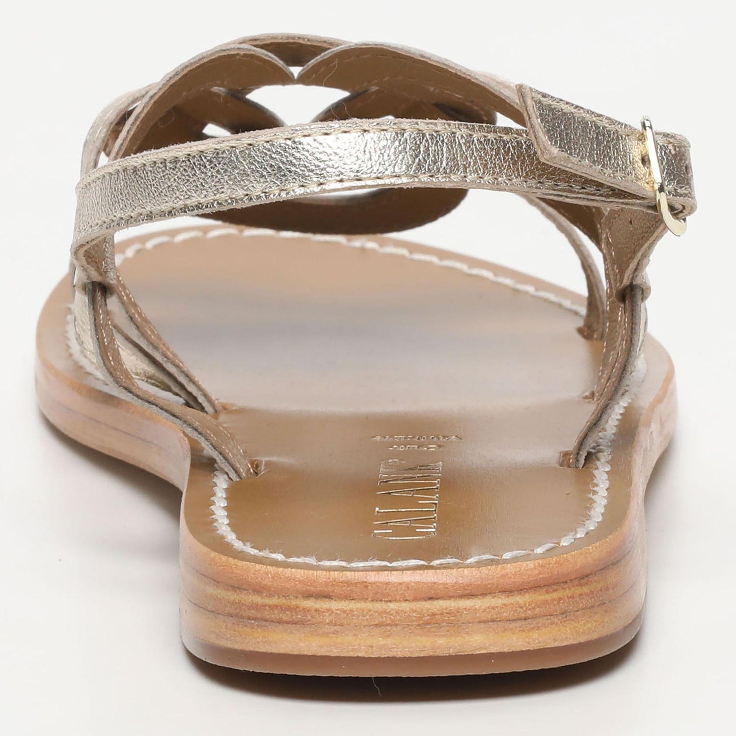 TIVOLI sandales en cuir platinium
