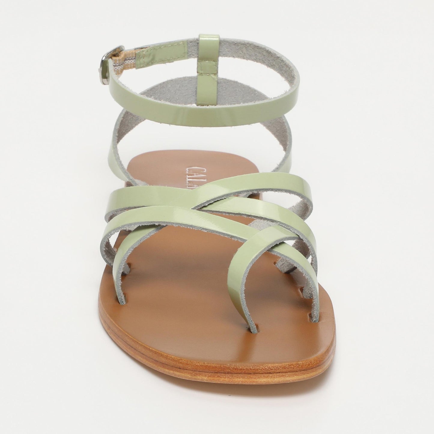 VARELA sandales en cuir mint