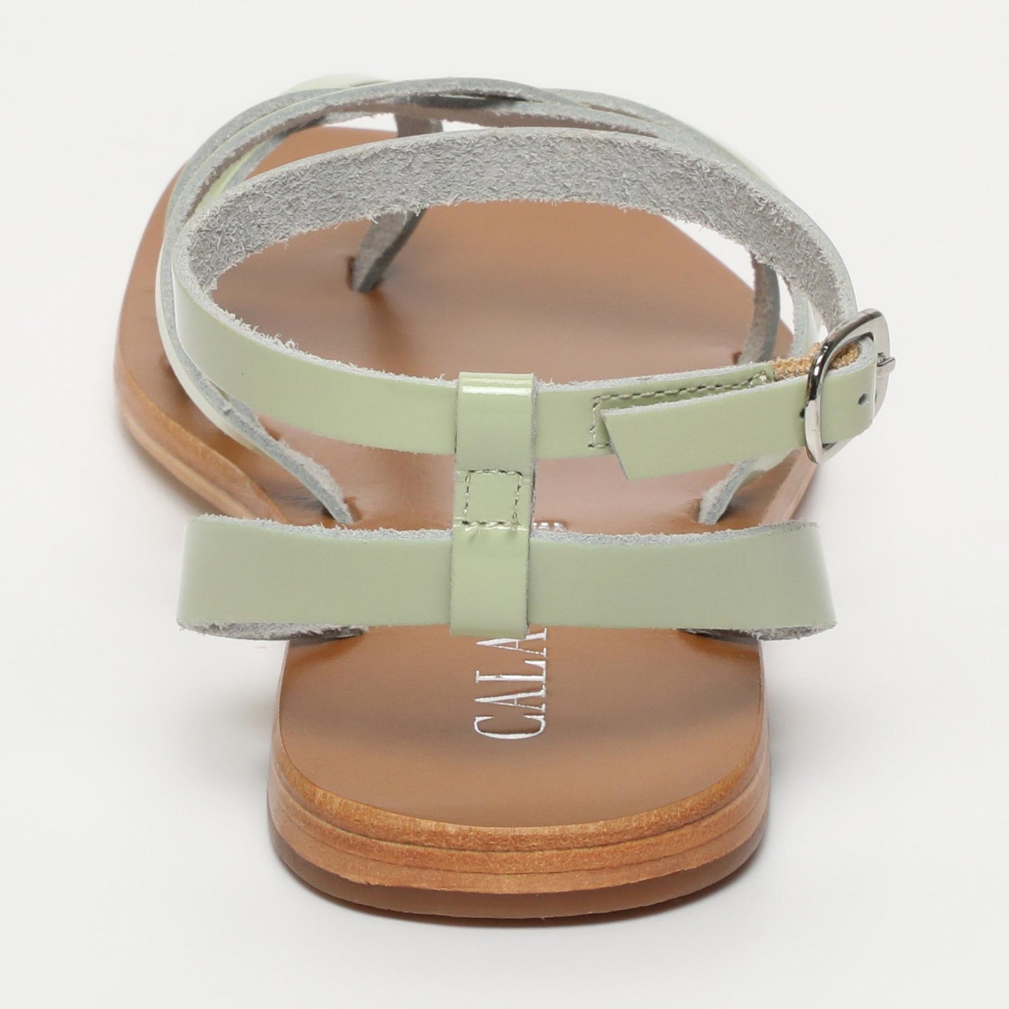 VARELA sandales en cuir mint