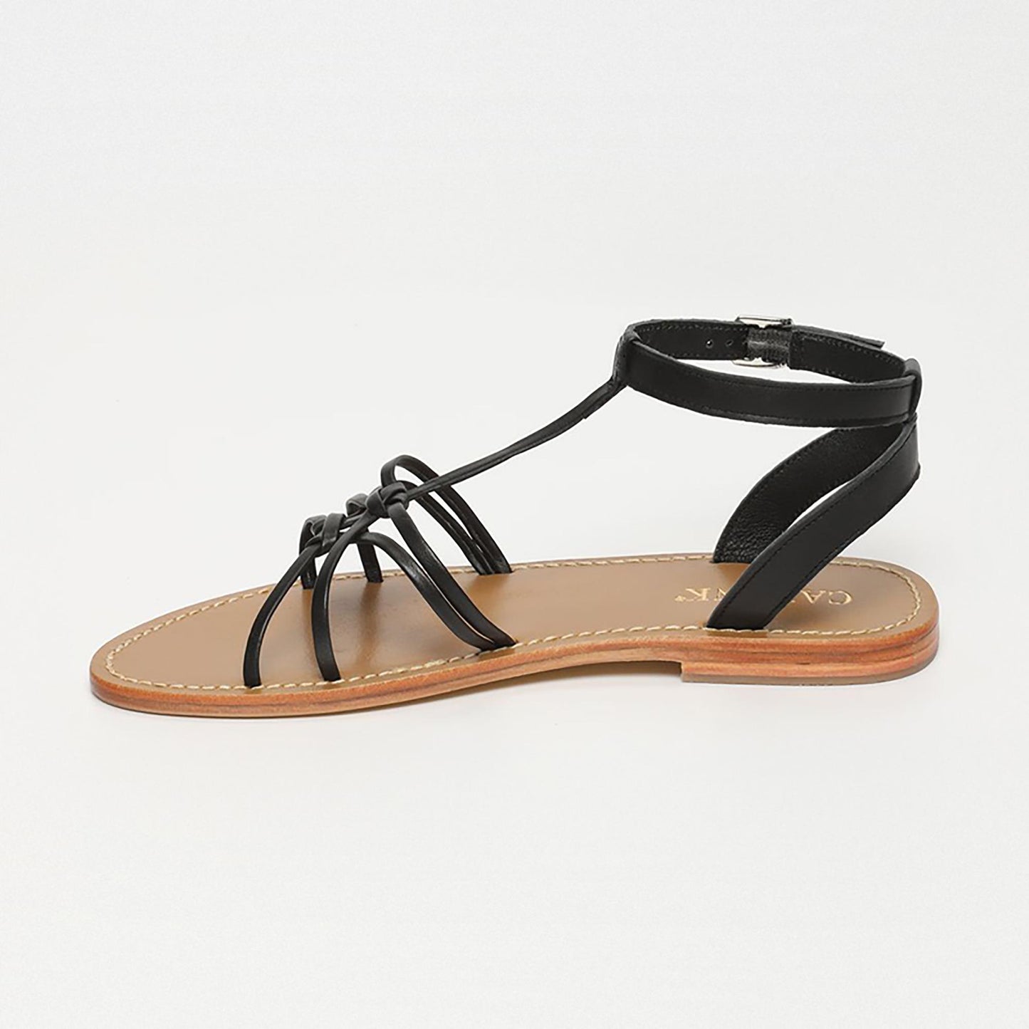 VIKTORIA sandales en cuir black
