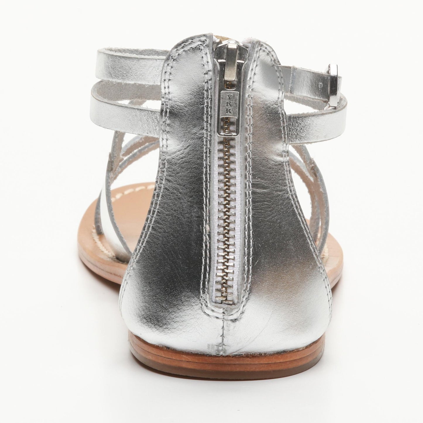 ASTA sandales en cuir silver