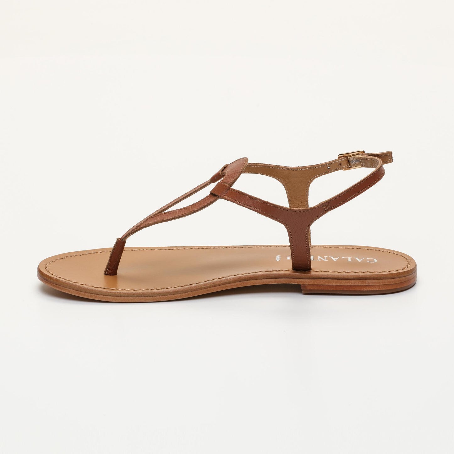 BANDEIRA sandales en cuir camel