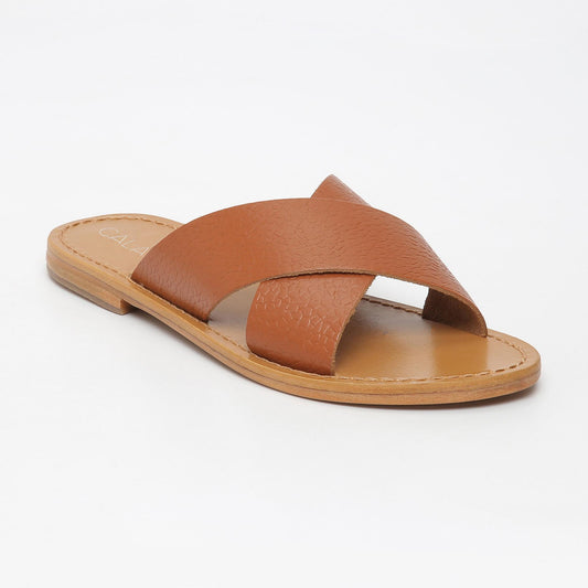 COPACABANA sandales en cuir camel