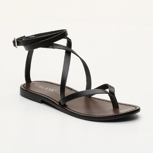DANHA sandales en cuir black
