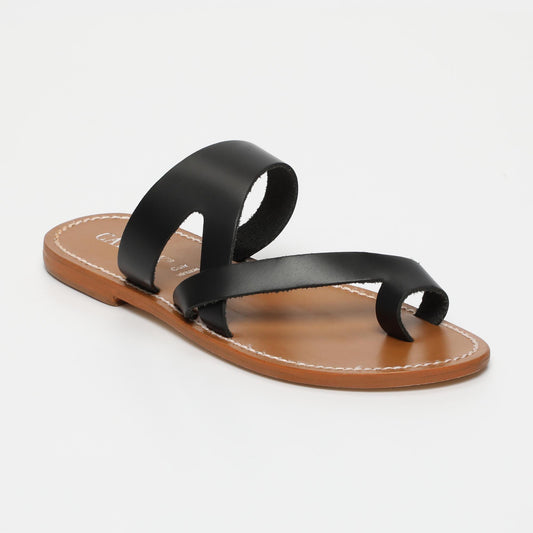 Emery sandales en cuir black