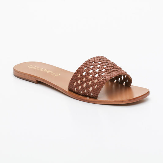 FAPRI sandales en cuir camel