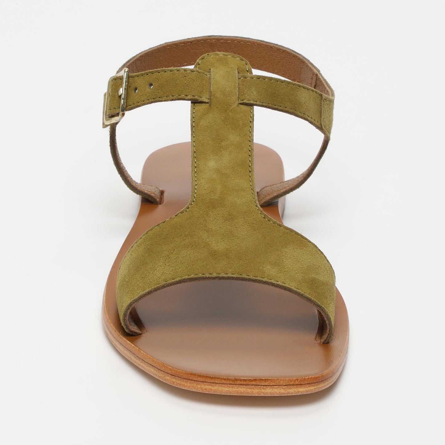 FARNOUSH sandales en cuir olive