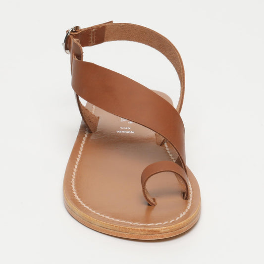 FARSHID sandales en cuir brown