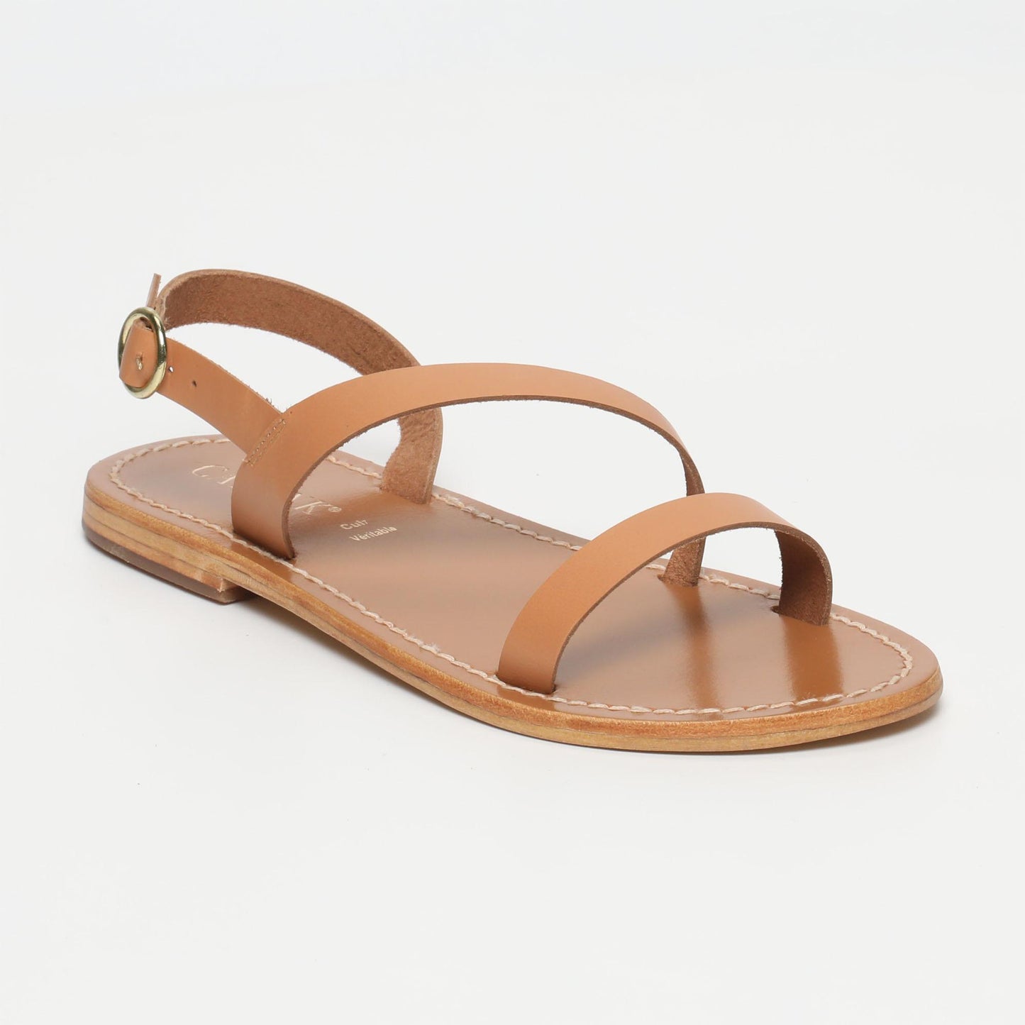 FATOMEH sandales en cuir cream