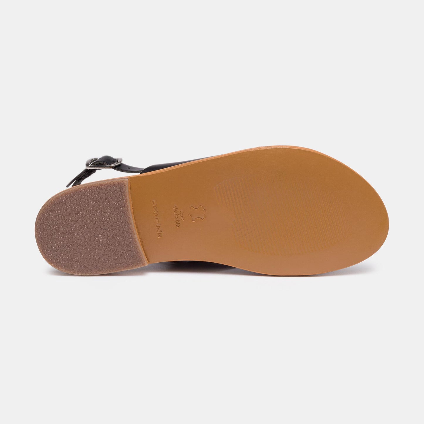 FUNES sandales en cuir black