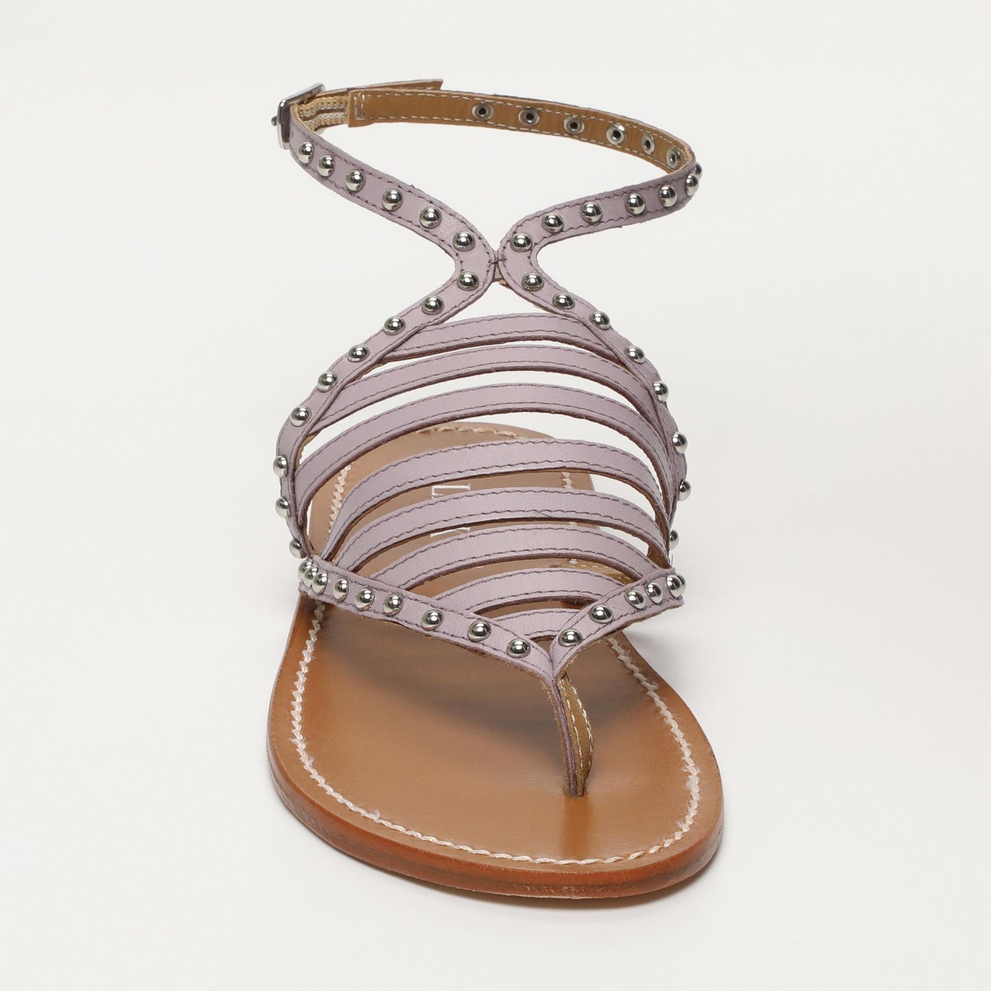 GARCES sandales en cuir lilac