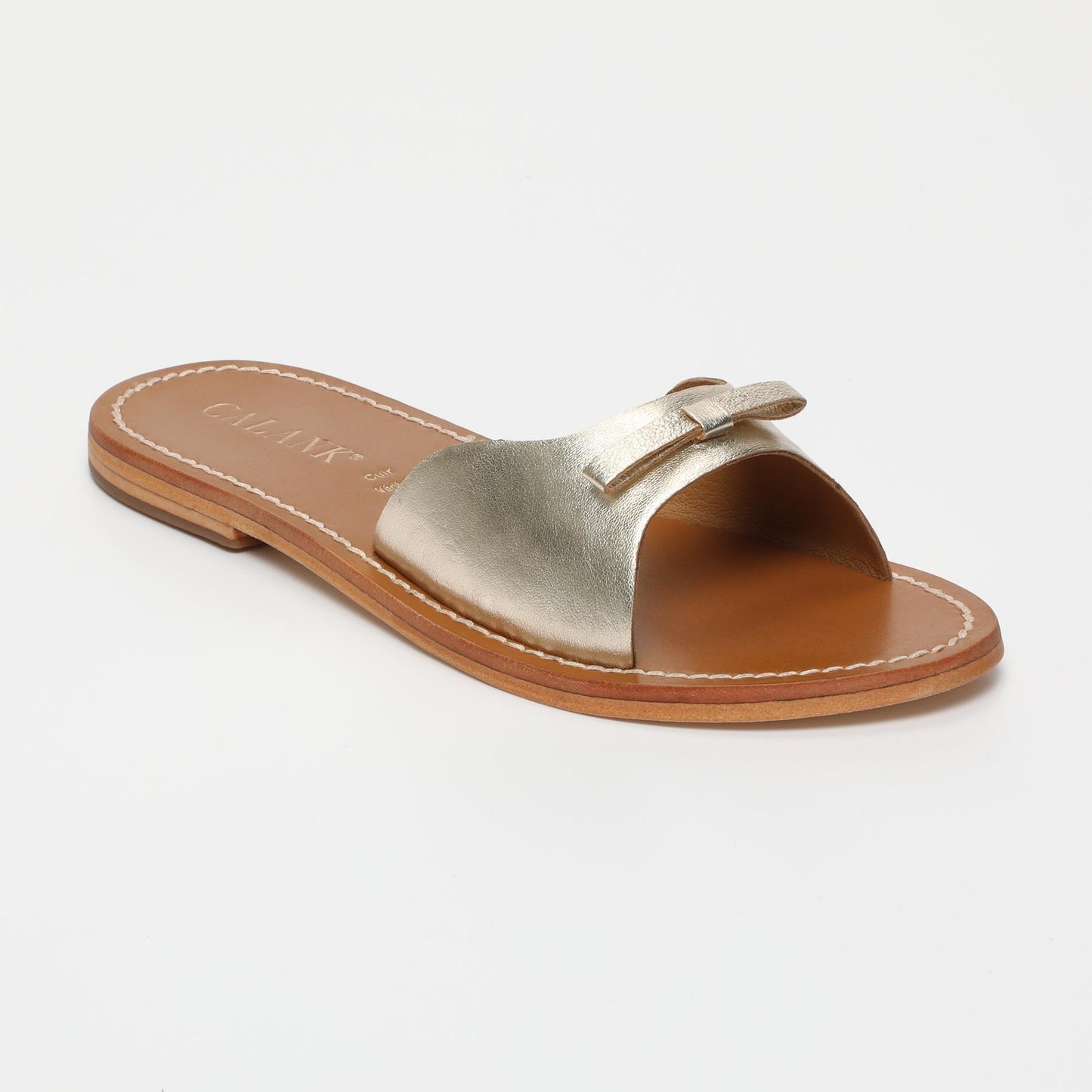 GIVOUCH sandales en cuir platinium