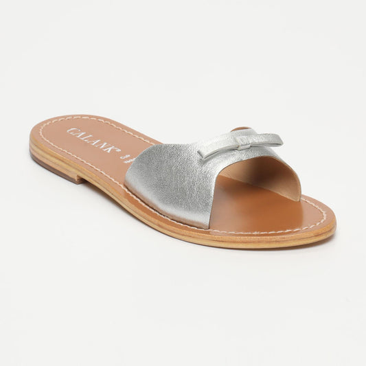 GIVOUCH sandales en cuir silver