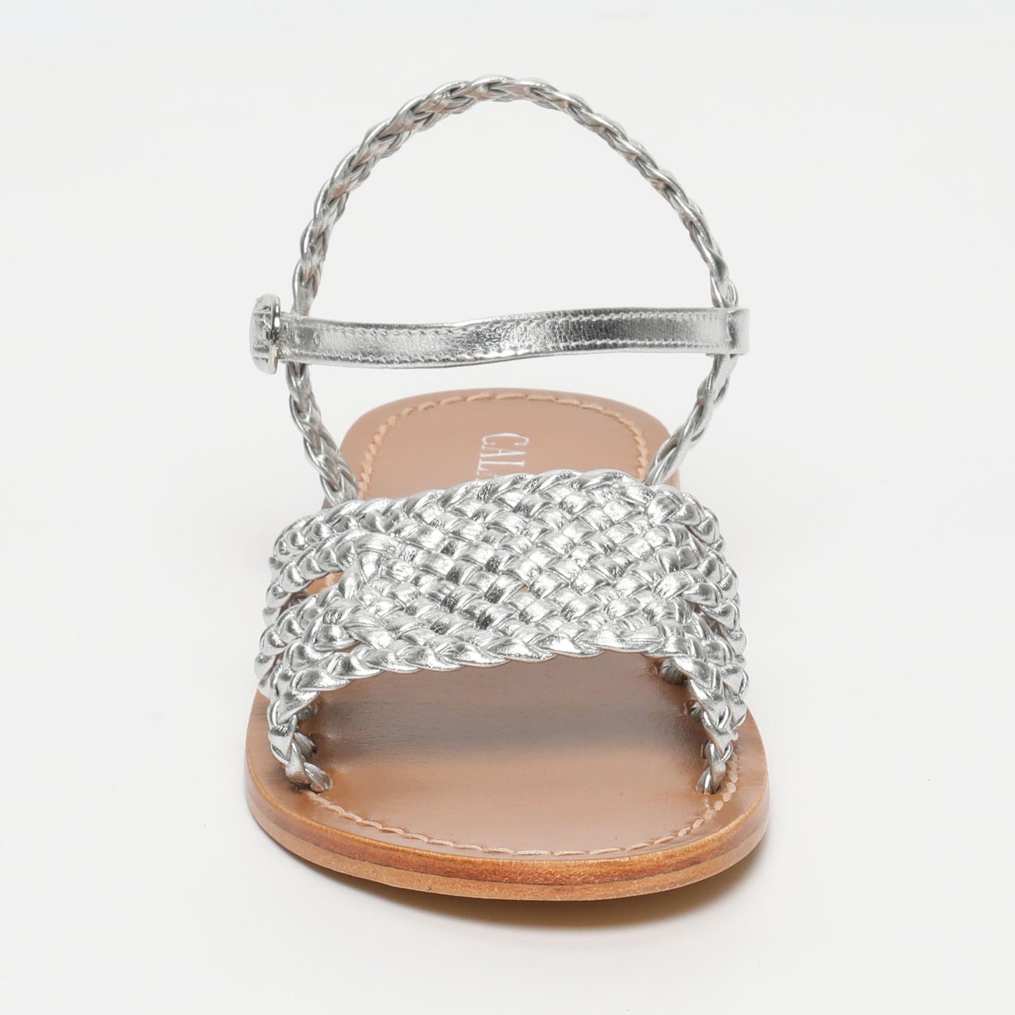 GORDAFAFARID sandales en cuir silver