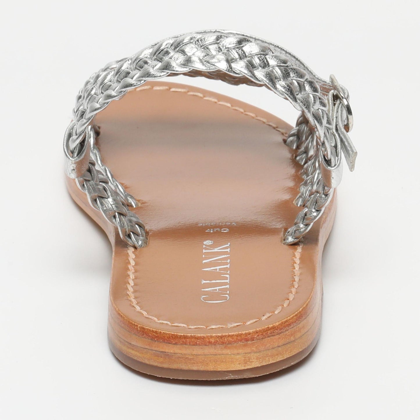 GORDAFAFARID sandales en cuir silver