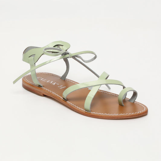 GOYENA sandales en cuir mint