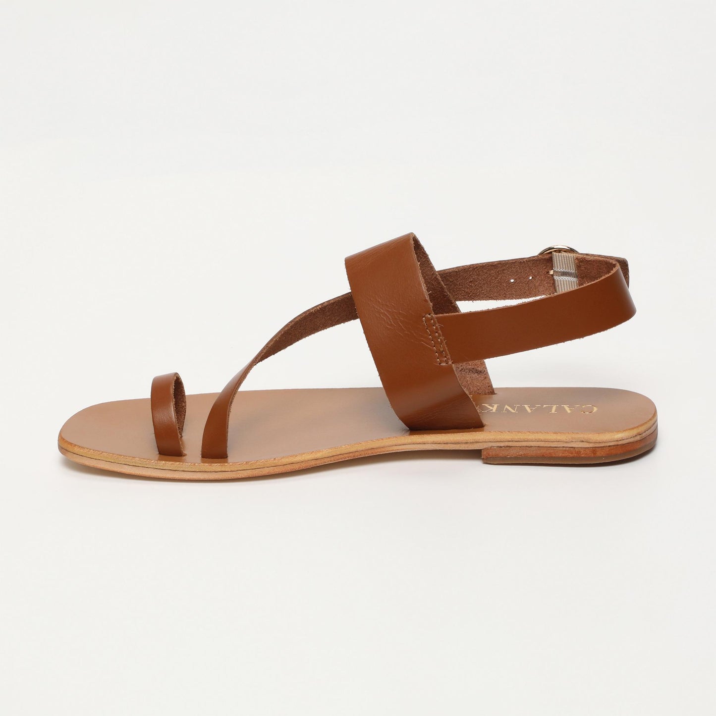 Gabriella sandales en cuir camel