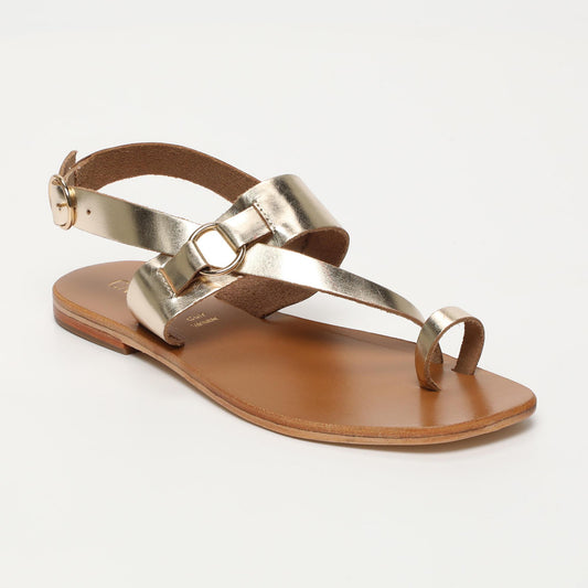 Gabriella sandales en cuir gold