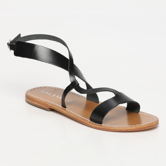 HERRADURA sandales en cuir black