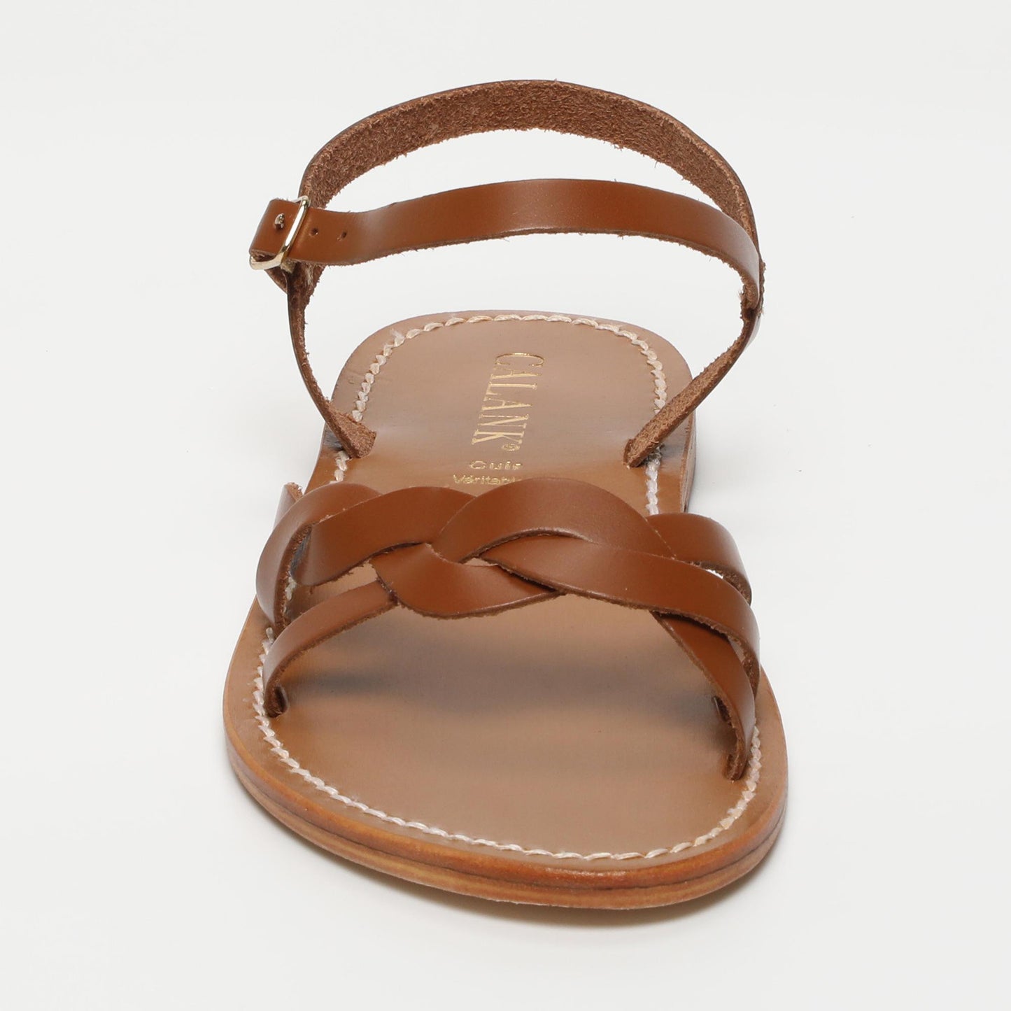 Josephine sandales en cuir camel